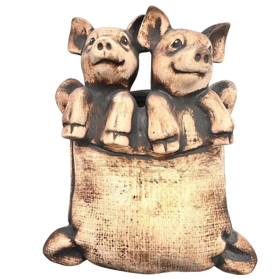 Keramické prase v pytli